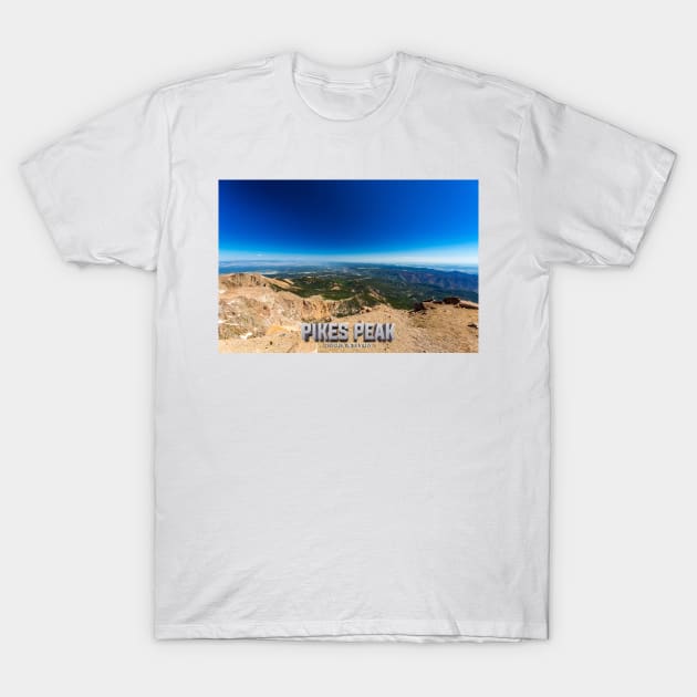 Pikes Peak Colorado T-Shirt by Gestalt Imagery